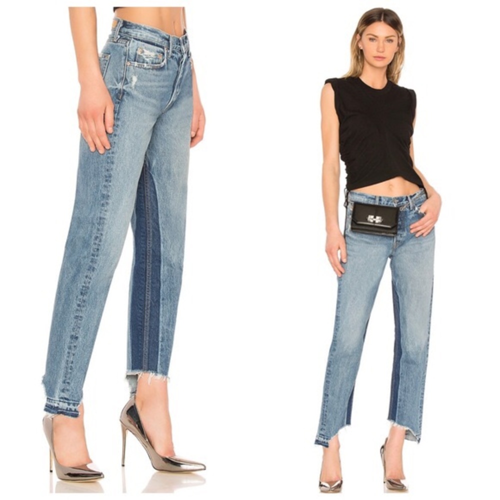 NEW GRLFRND Helena toxic wash jeans